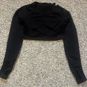 Gymshark Flawless Knit Long Sleeve Crop Top